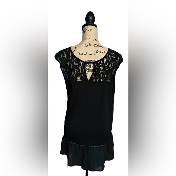 MAURICES Black Lace Tank Top Size XXL - Picture 2 of 5